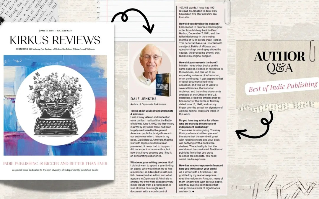 Dale A. Jenkins Author Spotlight in KIRKUS Magazine