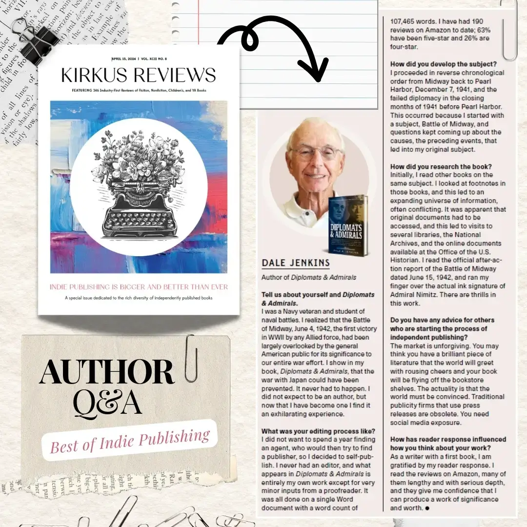 Dale A. Jenkins Author Spotlight in KIRKUS Reviews Dale A. Jenkins Author Spotlight in KIRKUS Reviews