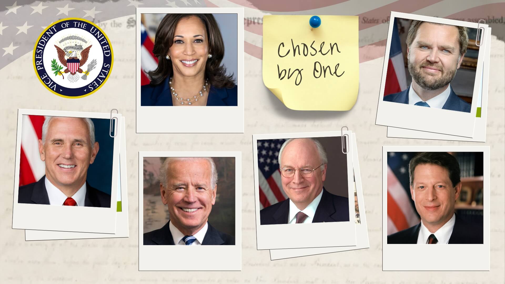 baker-12 Most Recent US Vice Presidents Chosen by One