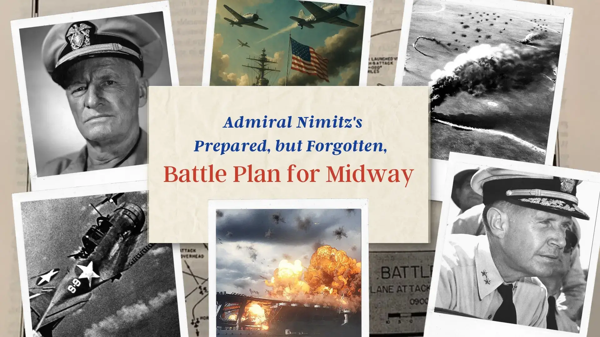 Admiral Nimitz's Prepared, but Forgotten, Battle Plan for Midway