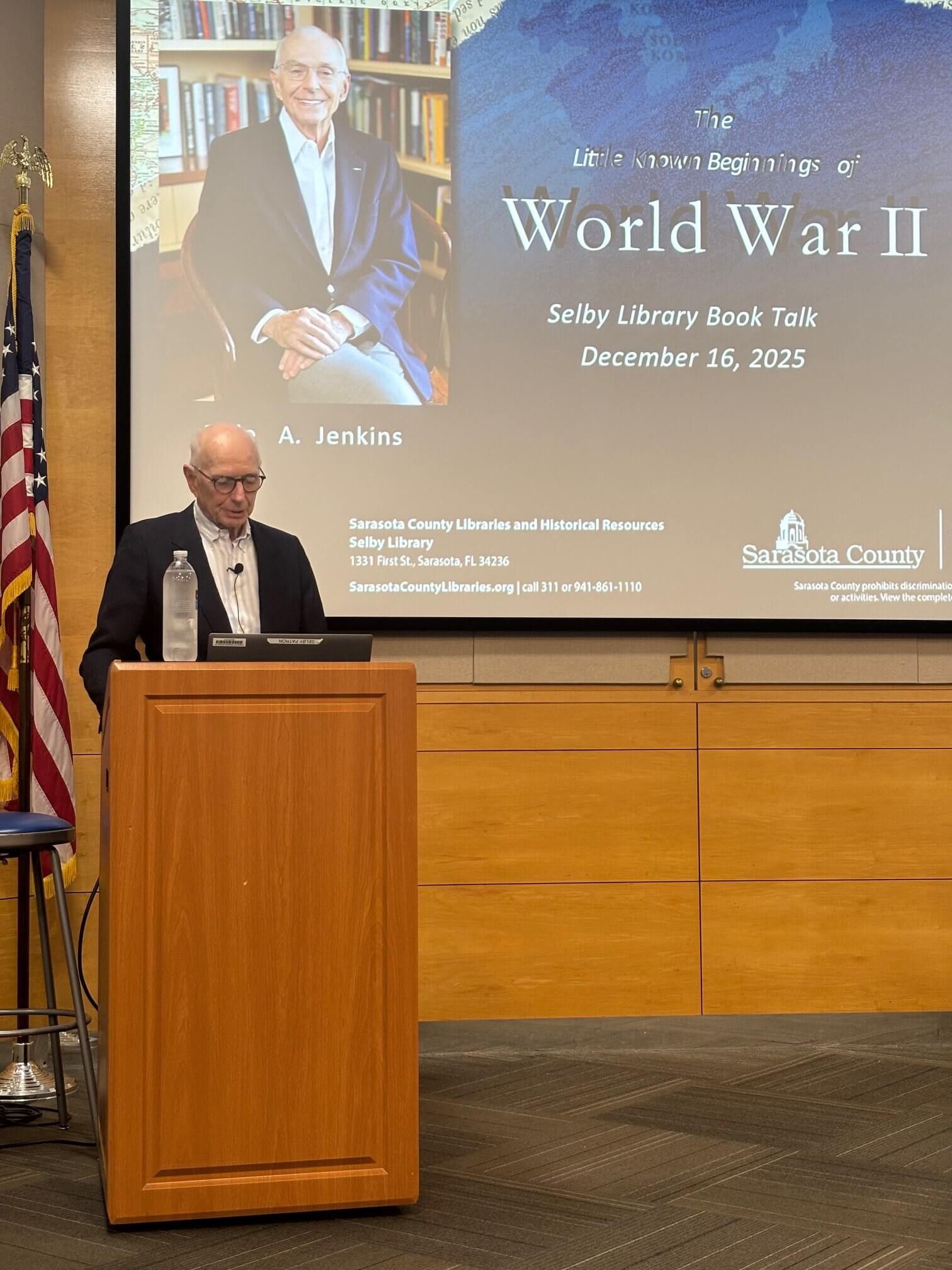 Dale A. Jenkins at Plantation Historical Museum